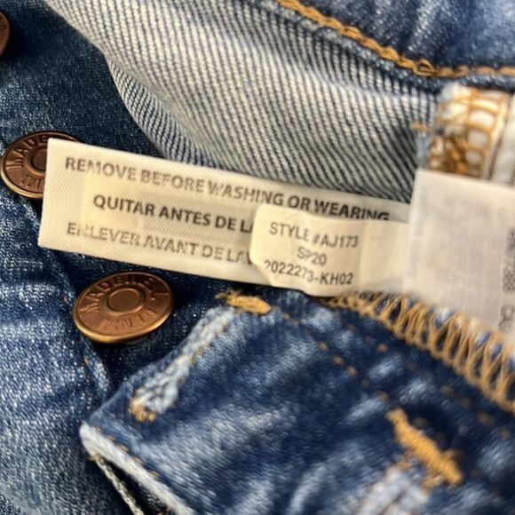 MADEWELL womens skinny crop 9” mid- rise size 25 jeans. 9/10 condition - Picture 5 of 9